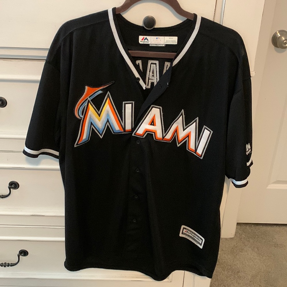 Miami Marlins Stitches Jose Fernandez Baseball Jersey